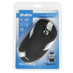 Мышь беспроводная SVEN RX-570SW черный, 1600 dpi, радиоканал, Bluetooth, USB, кнопки - 4, фото10