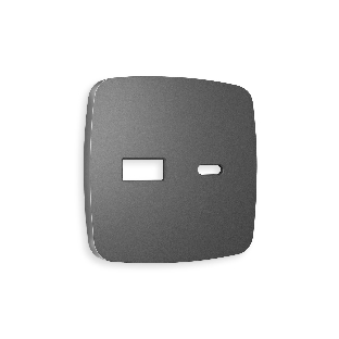 Лицевая панель OMEGA (Антрацит серый) для розетки 2USB тип A+C QUANT OP6610