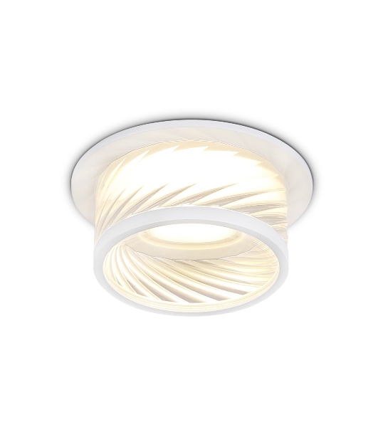 Светильник Ambrella light TN1251 SWH/CL белый песок/прозрачный GU5.3 D98*58