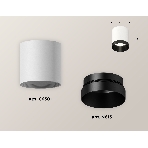 Светильник Ambrella Light XS6301021 SWH/PBK белый песок/черный полированный MR16 GU5.3 (C6301, N6131), фото 1