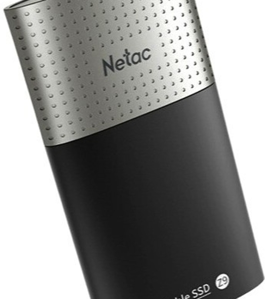 Внешний SSD Netac Z9, 1TB, USB 3.2 Gen 2 Type-C, R/W 550/480, черный