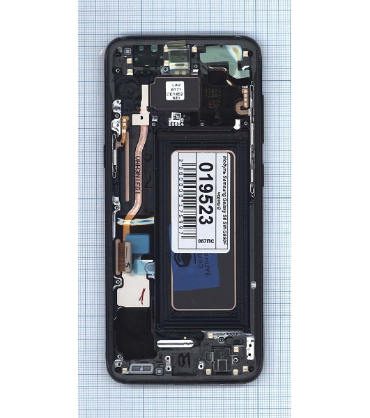 Дисплей для Samsung Galaxy S8 SM-G950F черный с черной рамкой