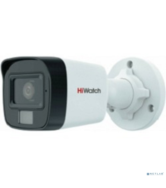 Камера видеонаблюдения аналоговая HiWatch DS-T200A(B) (3.6мм) 3.6-3.6мм HD-TVI цв. корп.:белый