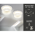 Светильник Ambrella light TN1251 SWH/CL белый песок/прозрачный GU5.3 D98*58, фото5