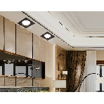 Светильник Ambrella light TN51804 BK черный GX53 max 15W 110*110*23, фото3