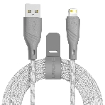 Кабель Crown USB - Lightning CMCU-3043L grey, фото 1