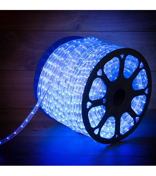 Дюралайт Neon-night LED, постоянное свечение (2W) - синий, 36 LED/м, бухта 100м