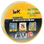 Изолента IEK UIZ-20-10-K52 0,18х19 мм желто-зеленая 20 метров IEK, фото5