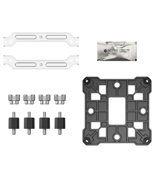 Кулер для процессора ID-COOLING SE-214-XT V2 ARGB LGA1851/1700/1200/115X/AM5/AM4 (16шт/кор, TDP 200W, PWM, 4 тепл.трубки прямого контакта, FAN 120мм, Addressable RGB LED) RET