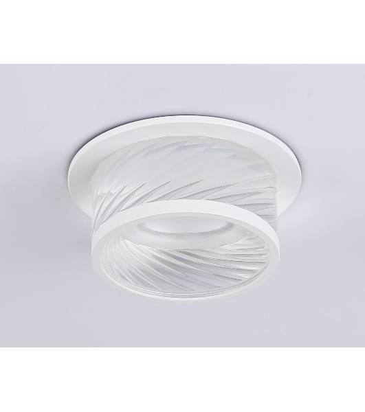 Светильник Ambrella light TN1251 SWH/CL белый песок/прозрачный GU5.3 D98*58