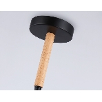 Светильник Ambrella light TR80488/6 BK/LW черный/светлое дерево E27/6 max 60W D930*510, фото4