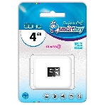 Флеш карта microSD 4Gb Smartbuy microSDHC Class 10, фото 1