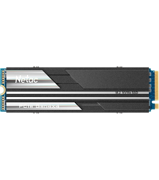 Накопитель SSD Netac NV5000, 1Tb, M.2 2280, PCIe 4.0 x4, NVMe, R/W 5000/4400, с радиатором
