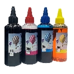 Чернила NVPrint для аппаратов Epson, комплект 4 цвета (пигментные Bk + водные C,M,Y) по 100 мл, фото 1