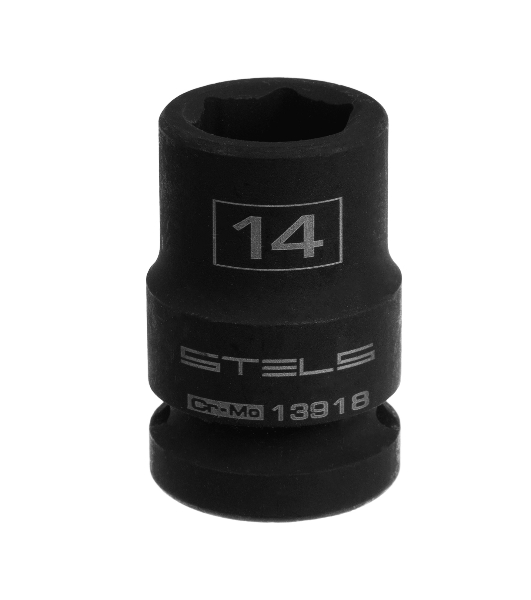 Головка ударная шестигранная Stels 14 мм, 1/2', CrMo