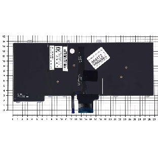 Клавиатура для ноутбука Dell Latitude E7420 черная с подсветкой без указателя