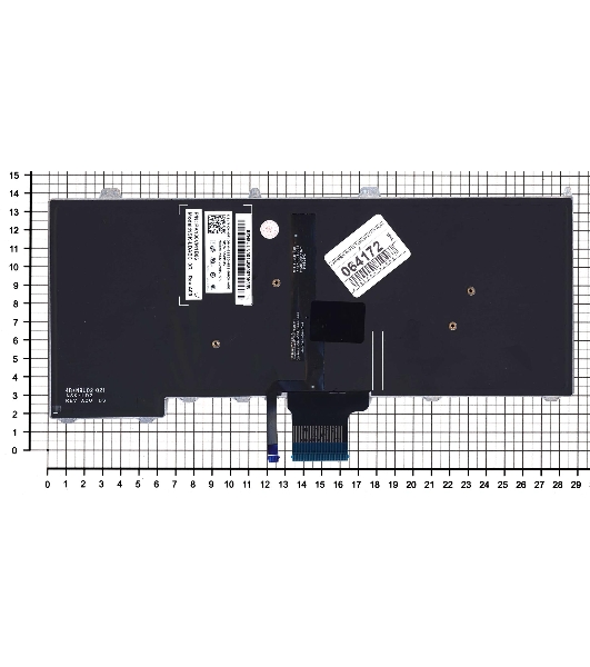 Клавиатура для ноутбука Dell Latitude E7420 черная с подсветкой без указателя