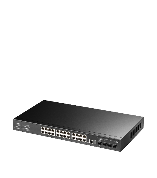 Коммутатор Cudy GS5024S4, 24×1 Гбит/с + 4×10 Гбит/с SFP+