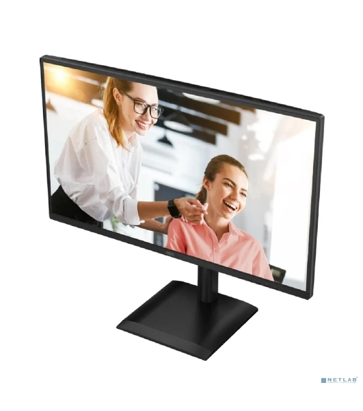 Монитор 27' AOC Q27E4CV IPS 2560x1440, 120 Гц, 4 мс, 16:9, 350 кд/м², HDMI 2.0, DP 1.2, USB-C (90 Вт), USB Hub (4x USB 3.2), RJ45, 3.5 Jack, динамики (2x2 Вт), Adaptive-Sync, VESA 100x100, черный
