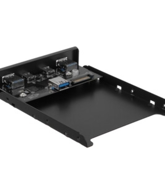 Планка на переднюю панель Gembird FP3.5-USB3-2A2C, USB, 2xUSB-A 3.0 + 2xType-C, 3.5'