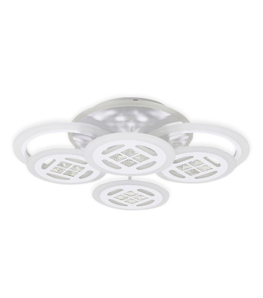 Светильник Ambrella light FA2951/6 WH белый 4200K/3000K+6400K/6400K+3000K 125W 550*405*150 (ПДУ ИК)