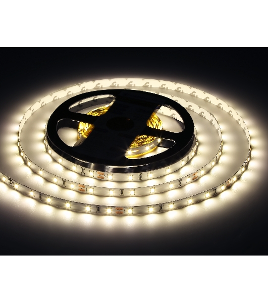 Светодиодная лента Ambrella light GS3002 2835 60Led/ 6W m/ 24V IP20 4500K/ 5000*8*1.2mm (2 конт.)