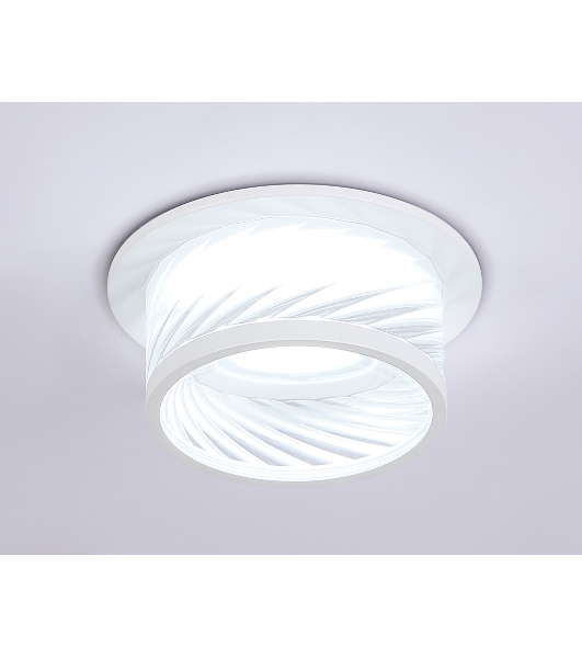 Светильник Ambrella light TN1251 SWH/CL белый песок/прозрачный GU5.3 D98*58