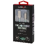 Кабель Crown USB - microUSB CMCU-3132M light blue, фото5