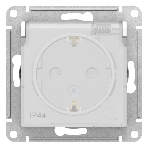 Механизм розетки 1-м СП AtlasDesign AQUA с заземл. защ. шторки с защ. крышкой 16А IP44 белый, SchE ATN440146, фото5