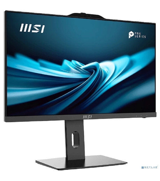 Моноблок MSI Pro AP242P 14M AiO 23,8' FHD(1920x1080)IPS AG Non-touch, Core i7-14700 (2.1GHz), 16Gb DDR5 (2x8GB), 512Gb SSD, Intel UHD,WiFi,BT,camera,WirelessKB&mouse Eng/Rus,noOS,1y w-ty,черный (9S6-AE0621-821)