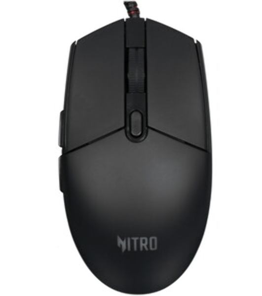 Мышь проводная Acer Nitro OMW400 черный, 6400 dpi, USB, кнопки - 6