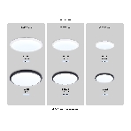 Потолочный светодиодный светильник Ambrella light FZ1233 BK черный IP44 22W 6400К D260*55 (Без ПДУ), фото6