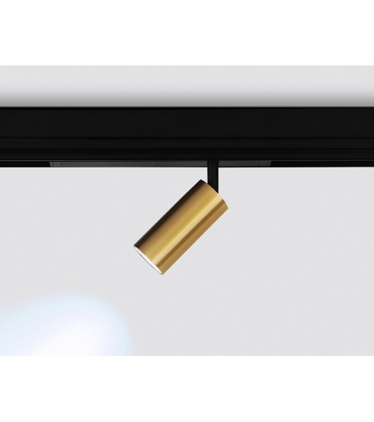 Управляемый светодиодный светильник для шинопровода Magnetic Ambrella light GL1213 GD золото IP20 12W 3000K-6400K 220V 36° D45*100 (Без ПДУ)