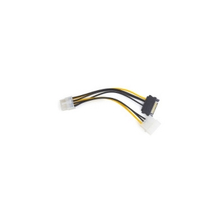 Разветвитель питания Cablexpert CC-PSU-82, Molex+SATA->PCI-Express 8pin, для подключения в/к PCI-Е (8pin) к б/п ATX