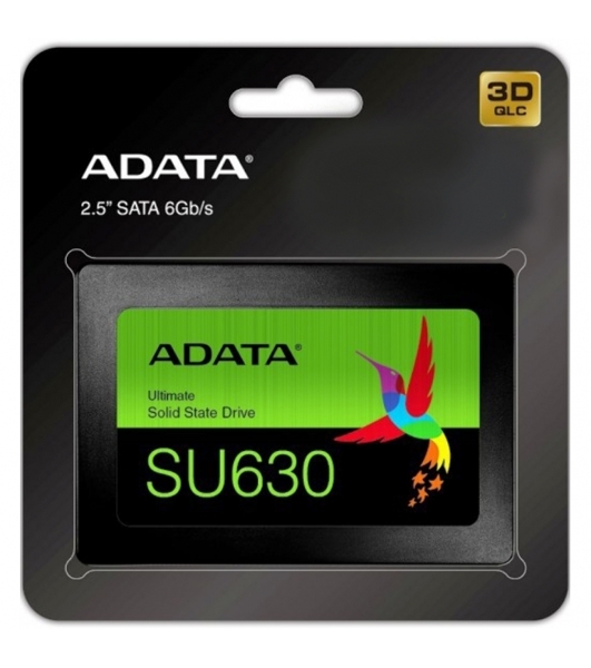 Накопитель SSD ADATA SU630, 480Gb, SATA III, 2.5', R/W 520/450