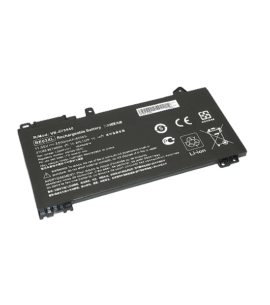 Аккумуляторная батарея для ноутбука HP ProBook 430 G6 (RE03-3S1P) 11,55V 3500mAh OEM черная