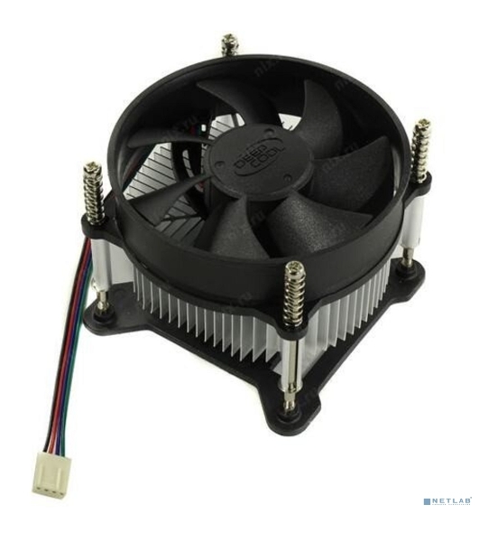 Кулер для процессора DEEPCOOL CK-11508 PWM черный, 92 мм, алюминий, 2200 об/мин, 30.1 дБ, 4 pin, 65 Вт, 70 мм