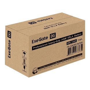 Аккумуляторная батарея ExeGate HRL 12-65 (12V 65Ah, болт М6)