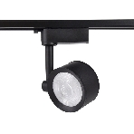 Трековый однофазный светодиодный светильник Ambrella light GL6391 BK черный LED 7W 4200K 24°, фото 1