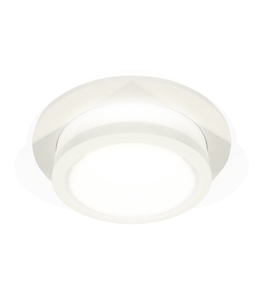 Комплект встраиваемого светильника Ambrella light XC7621041 SWH/FR белый песок/белый матовый MR16 GU5.3 (C7621, N7120)