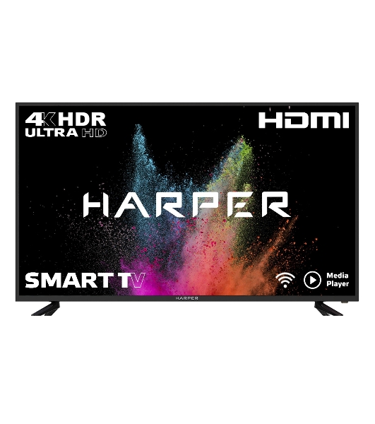 Телевизор Harper 55' 55U660TS черный LED 4K UHD 60Hz Smart TV Android 2GB/32GB