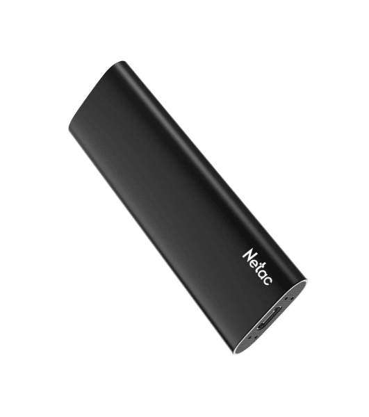 Внешний SSD Netac Z SLIM, 500 Gb, USB 3.2 Gen 2 Type-C, R/W 550/480, черный