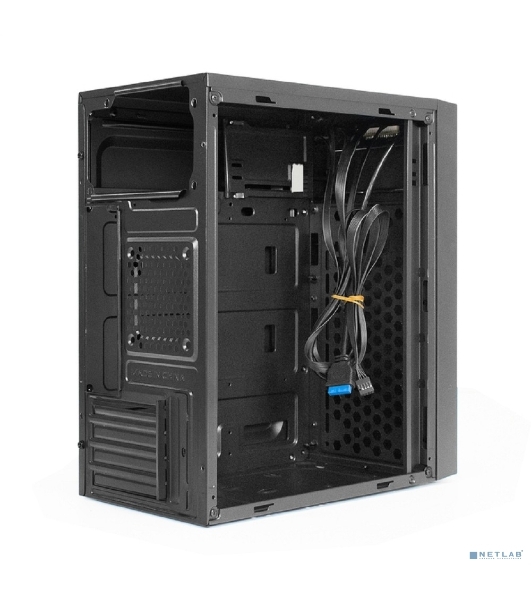 Компьютерный корпус Minitower ExeGate BAA-113U (mATX, без БП, 2хUSB+1хUSB 3.0, аудио, черный)