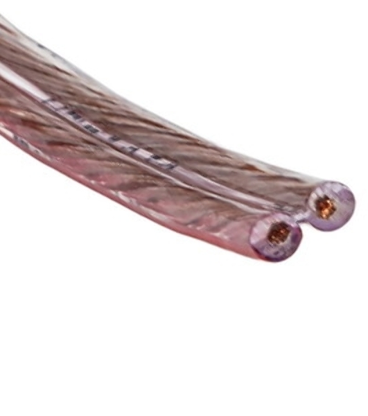 Акустический кабель Cablexpert CC-TC2x0,5-50M, прозрачный, 50 м, на катушке
