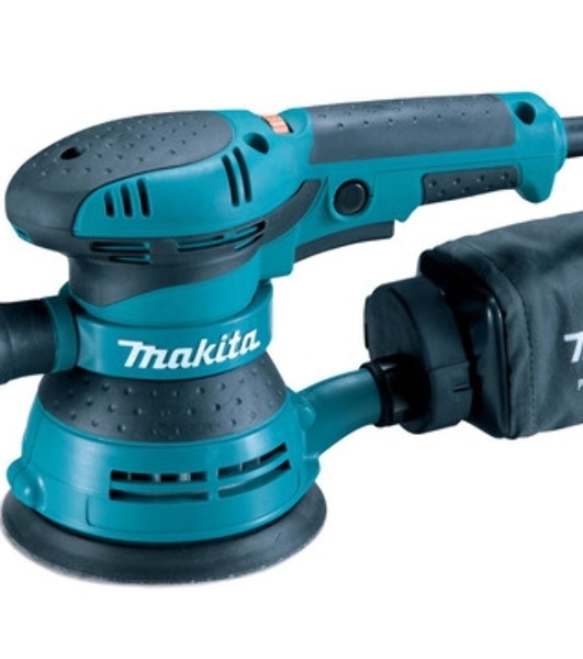 Эксцентриковая шлифовальная машина Makita BO5041 ЭШМ,300Вт,ф125мм,4000-12000об\м,ампл-2.8мм,1.4кг,кор,п\сборник,доп.рукоятка