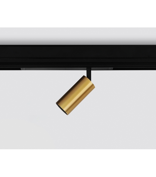 Управляемый светодиодный светильник для шинопровода Magnetic Ambrella light GL1213 GD золото IP20 12W 3000K-6400K 220V 36° D45*100 (Без ПДУ)