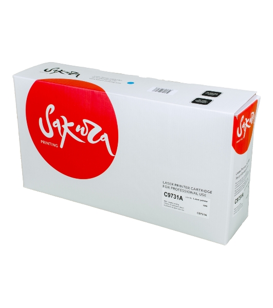 Картридж лазерный Sakura C9731A для принтера HP Laser Jet 5500/5550, синий, 12000 к.