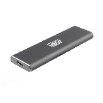 Внешний корпус USB 3.1 Type-C M.2 NVME (M-key) AgeStar 31UBNV1C (GRAY), алюминий, черный, фото4