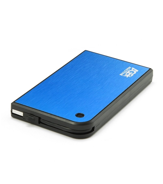 Внешний корпус для HDD/SSD AgeStar 3UB2A14 SATA II пластик/алюминий синий 2.5'