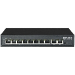 Коммутатор Passive PoE OSNOVO SW-21000/A(120W), 8*10/100 Base-T+ 2*10/100 Base-T Uplink, до 30W на порт, фото 1